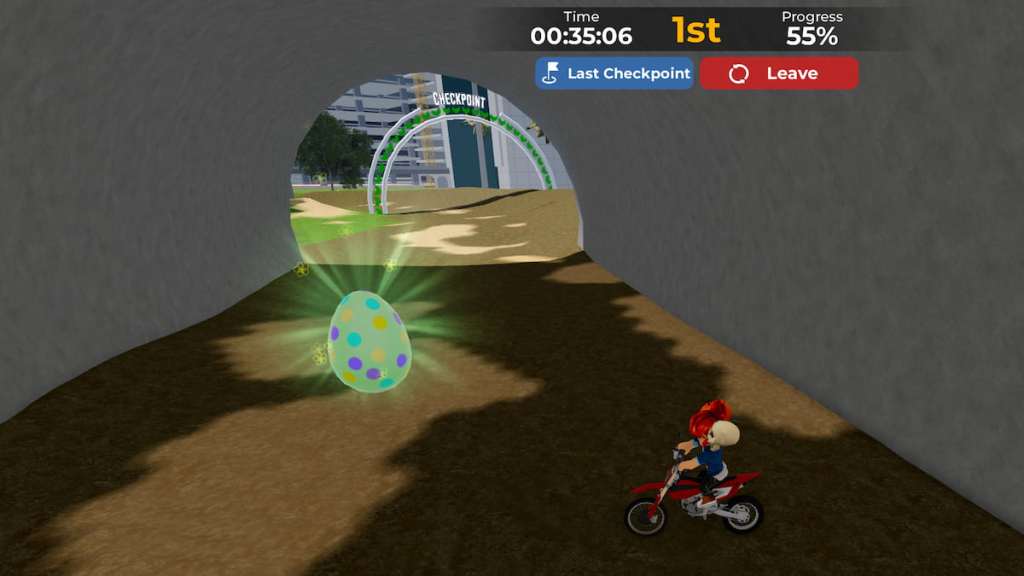 Vehicle Legends Green polka dot egg