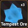 Tempest Ore material from Verse Piece Roblox experience