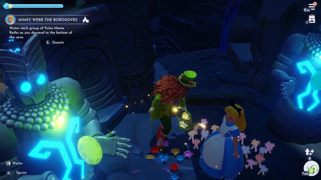 Watering Mome Raths in DDV