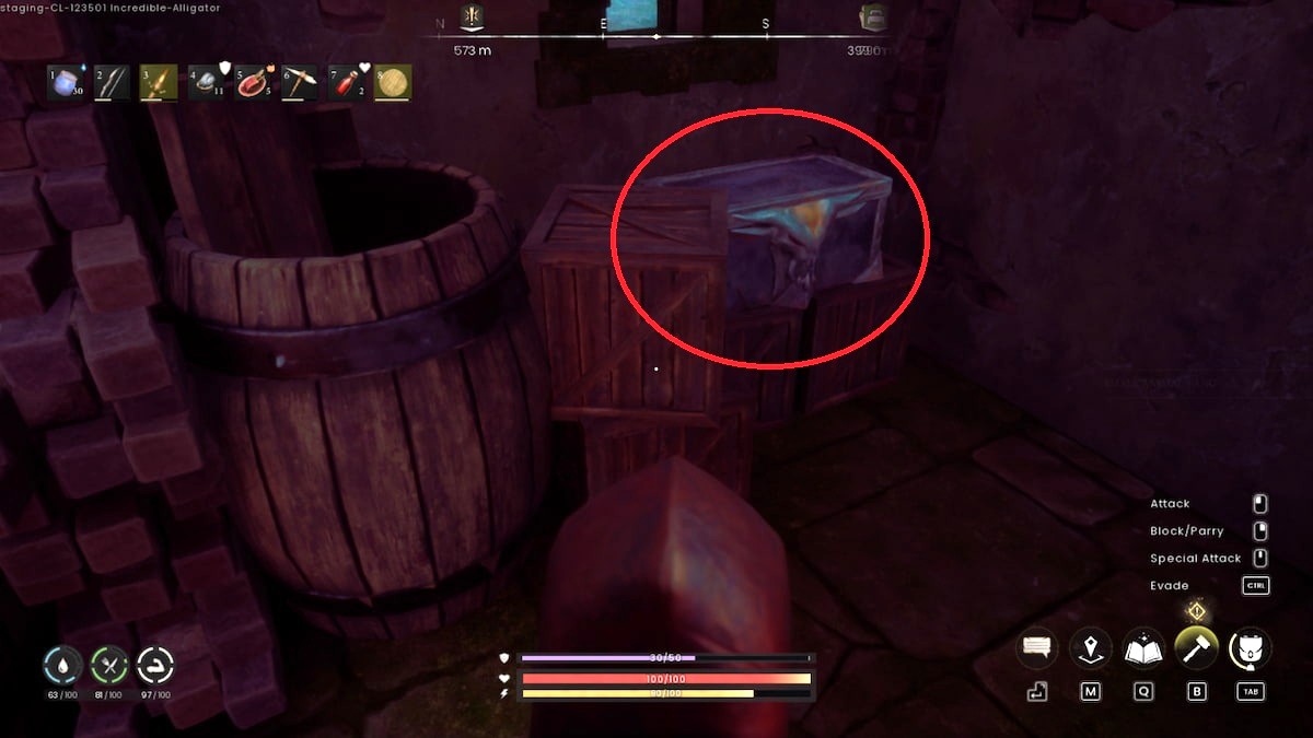 Opening the Reliquary chest in Goblin Diplomacy