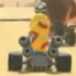 Wiggler in mario kart world