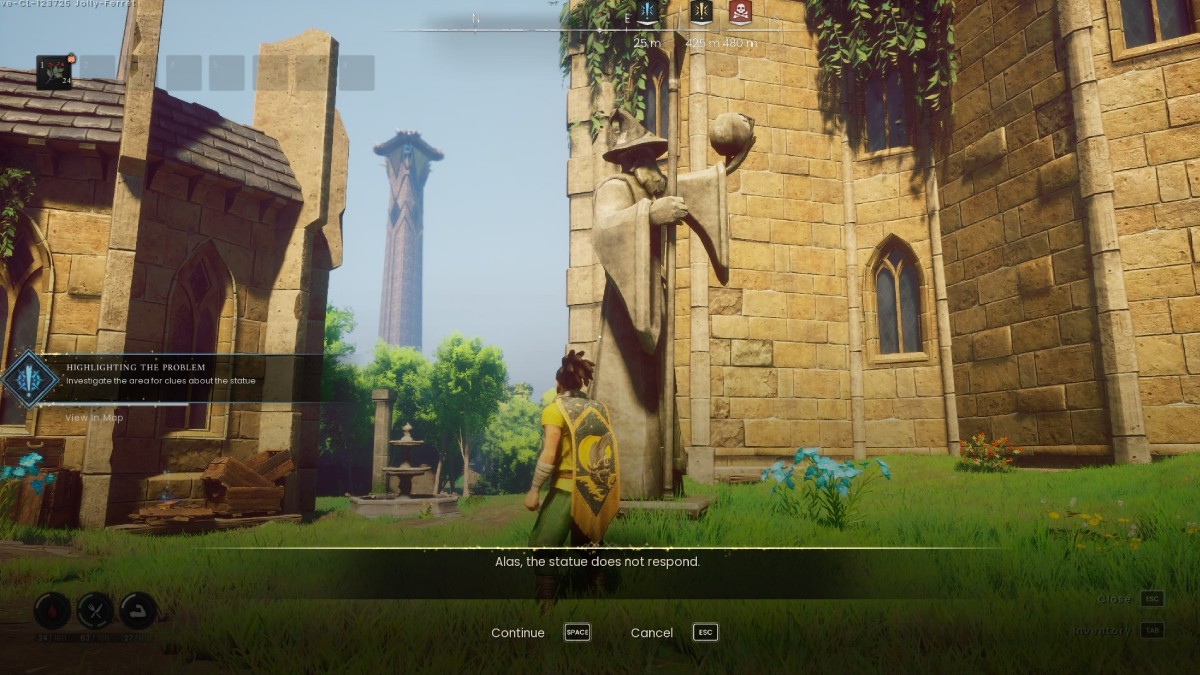 an image of a Wizard Statue in RuneScape Dragonwilds