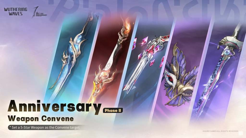 wuwa anniversary second phase weapon banners