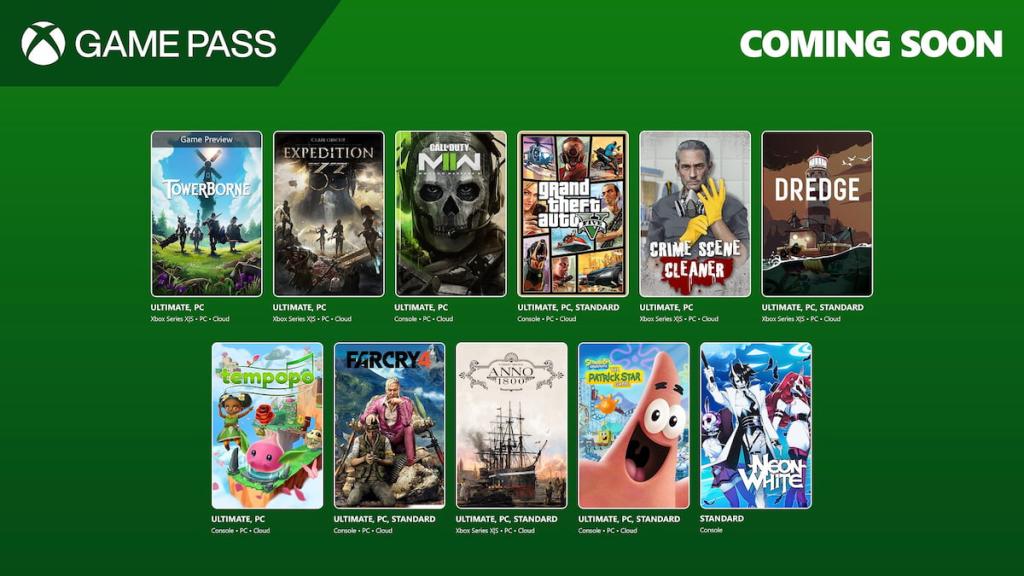 Xbox Game Pass May games