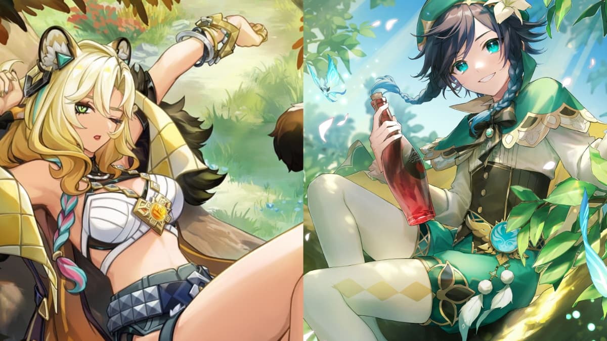 xilonen and venti genshin impact official artwork