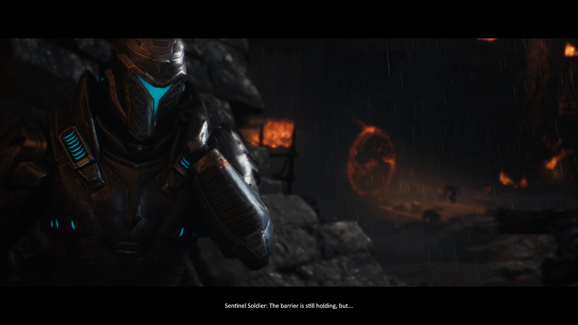 A cutscene from Doom The Dark Ages