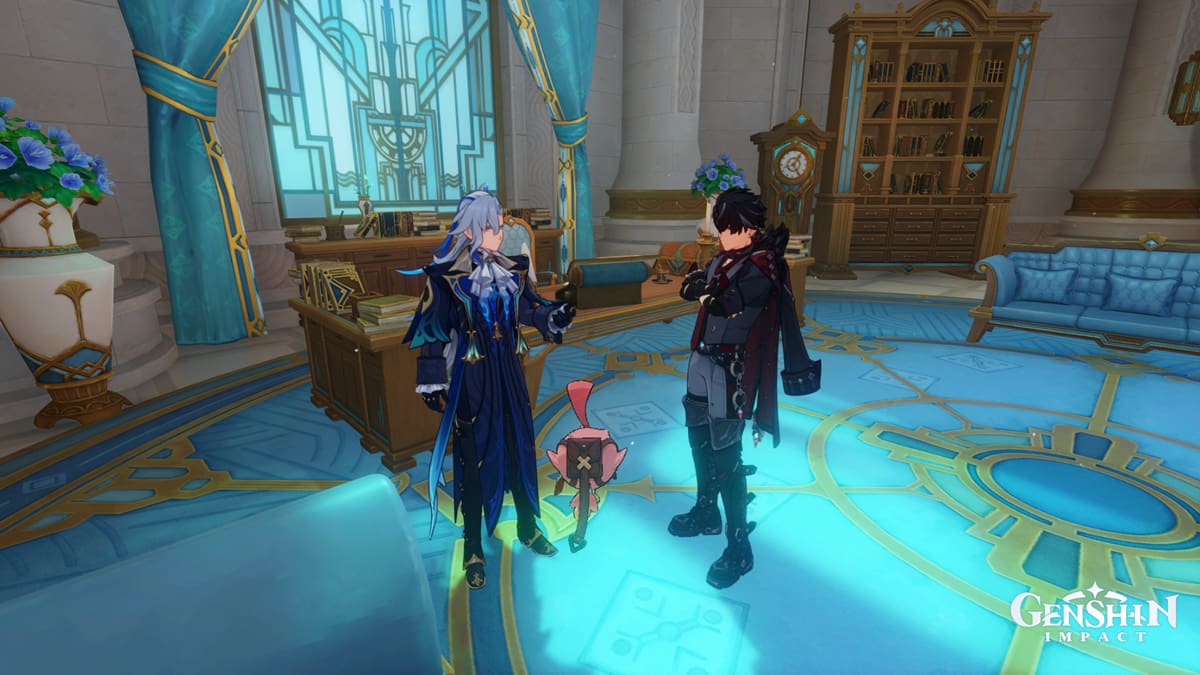 Neuvillette, cacucu, wriothesley in whirling waltz event