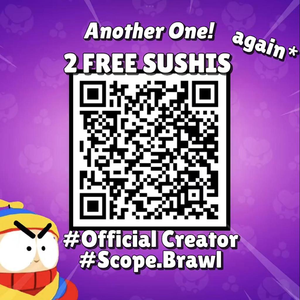 Brawl Stars Sushi QR code