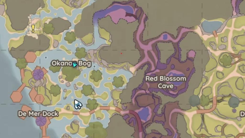 Okanaa Bog location in Palia