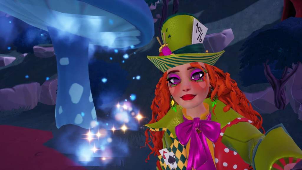 Blue spores on the ground in DDV