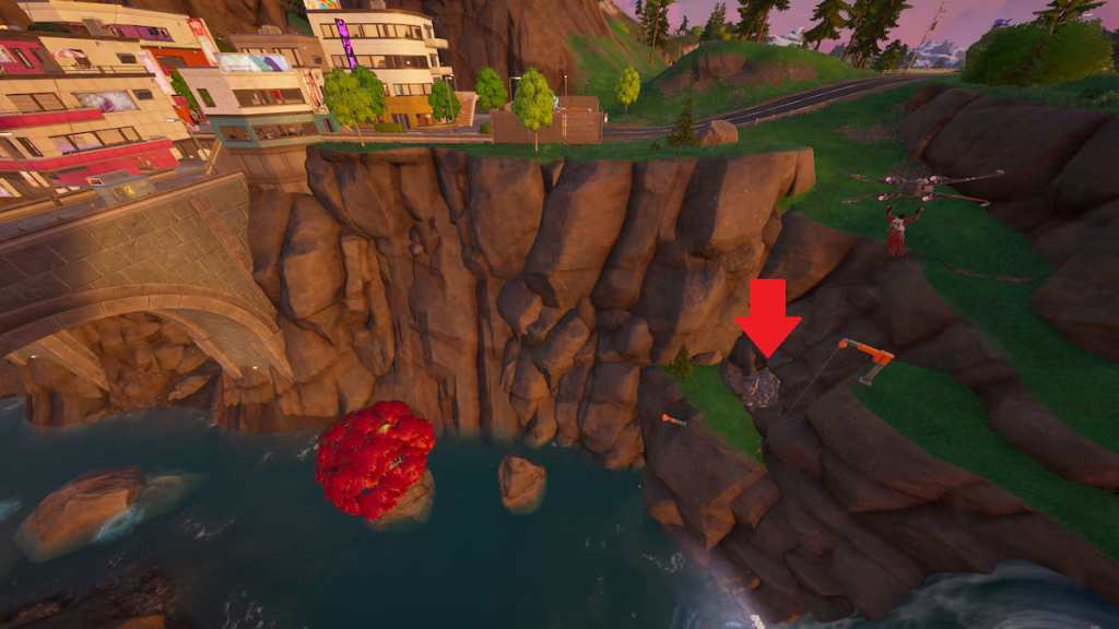 The Canyon Crossing vault in Fortnite
