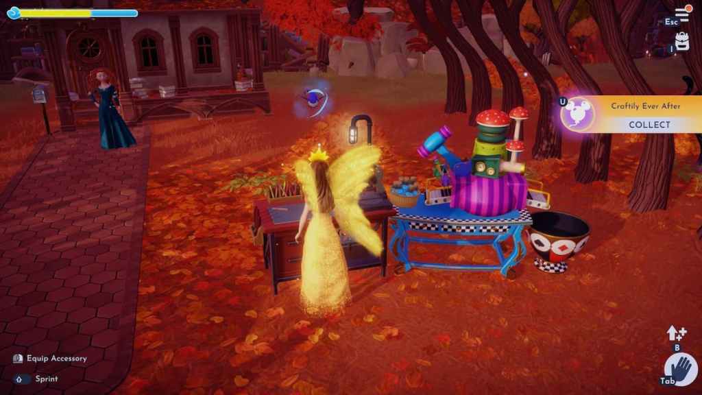 Completing the Craftily Ever After duty in DDV