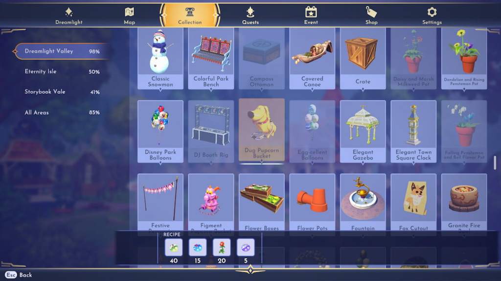 Dug popcorn bucket in DDV