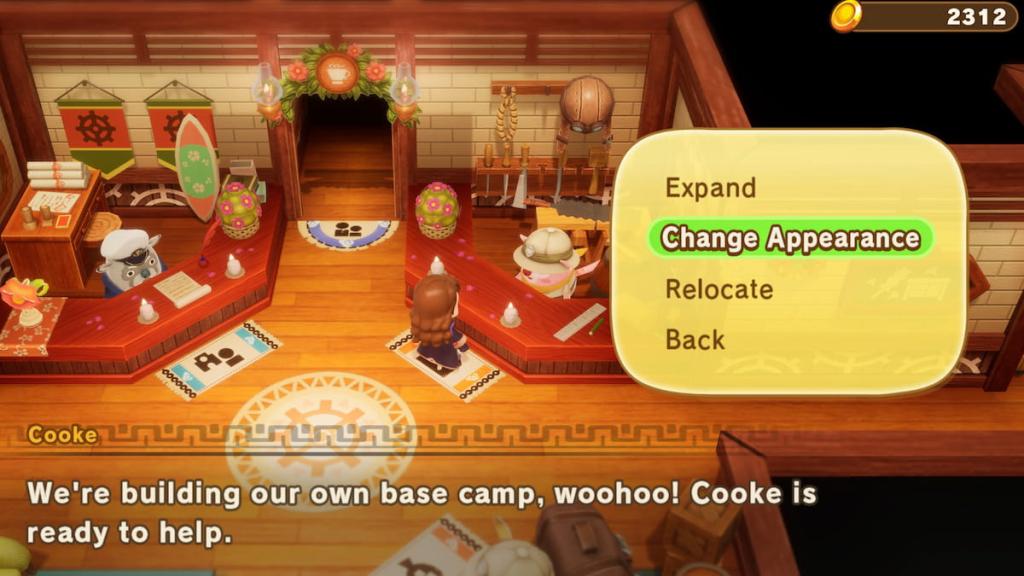 Fantasy Life i change house appearance menu option
