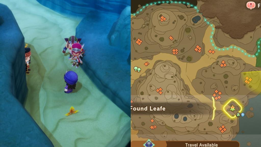 Fantasy Life i East Dryridge Desert fourth Leafe location