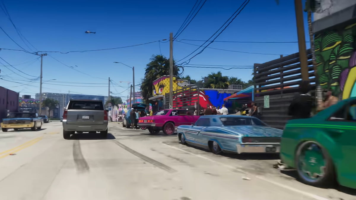 Cars in GTA 6 trailer