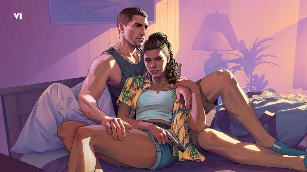 Jason and Lucia GTA 6 art