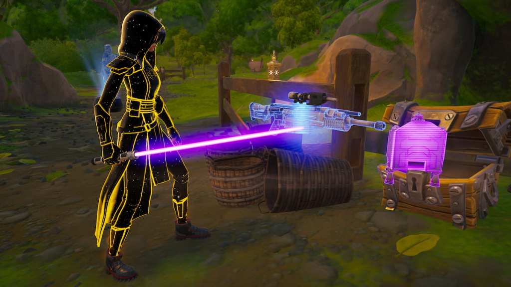 Mandalorian Jetpack as chest loot in Fortnite