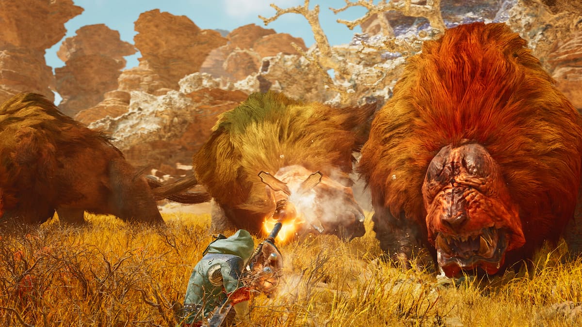 Taking down a beast in Monster Hunter Wilds