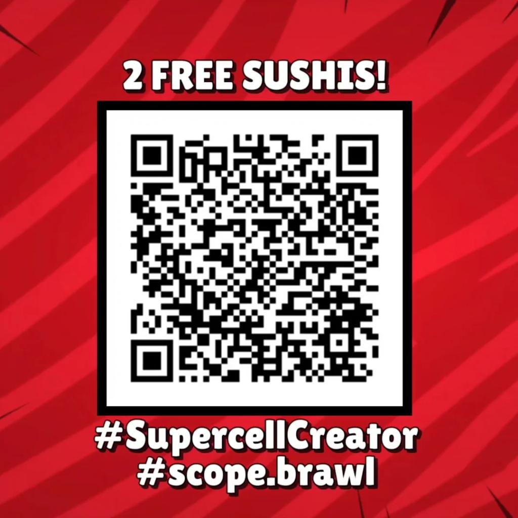 Brawl Stars Sushi QR code