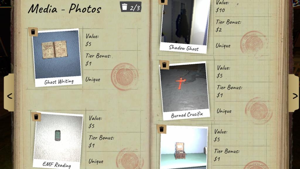 Chronicle update journal in Phasmophobia