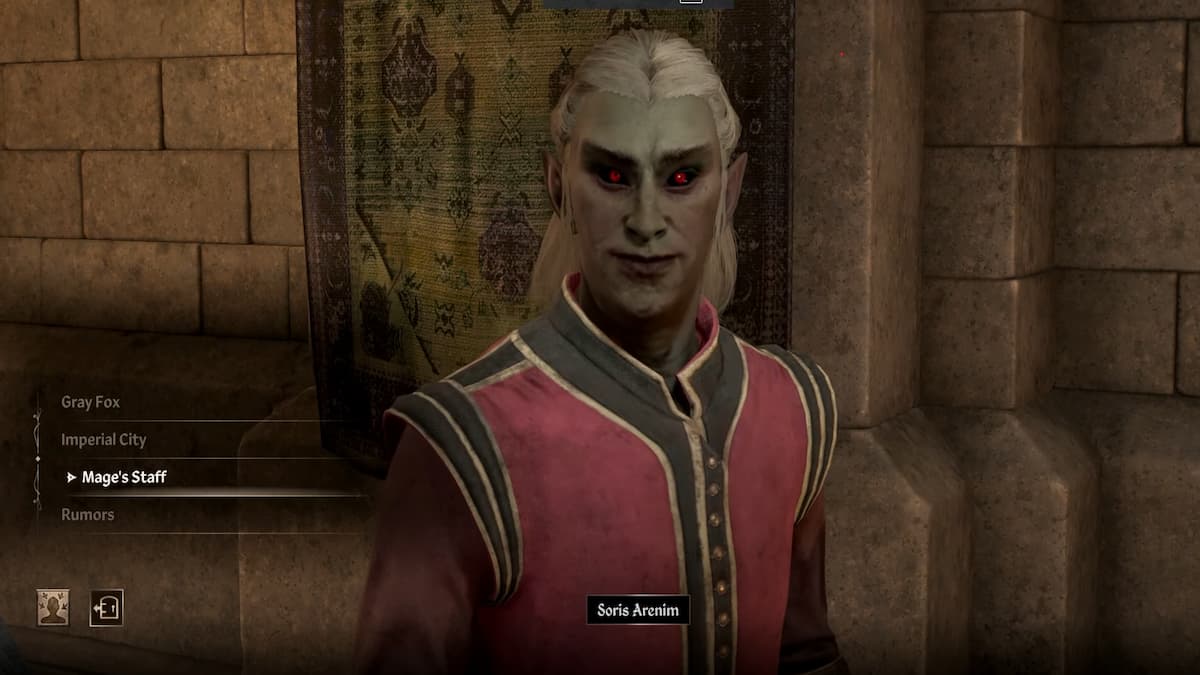 Soris Arenim in Oblivion Remastered