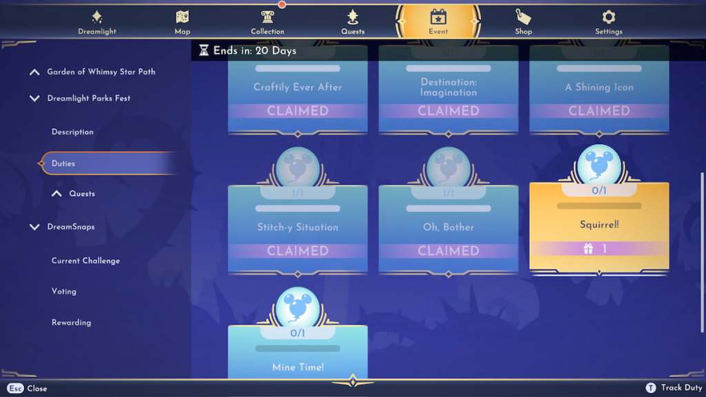 Squirrel duty in DDV