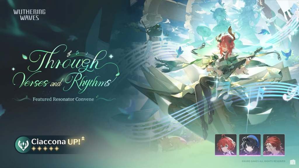 ciaccona banner and 4-star characters