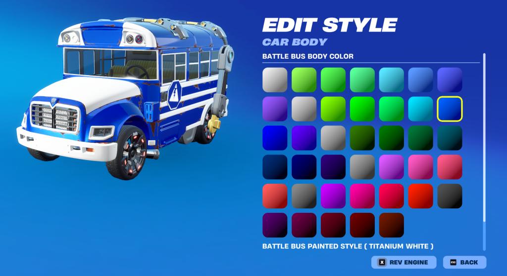 Battle Bus SUV in Fortnite