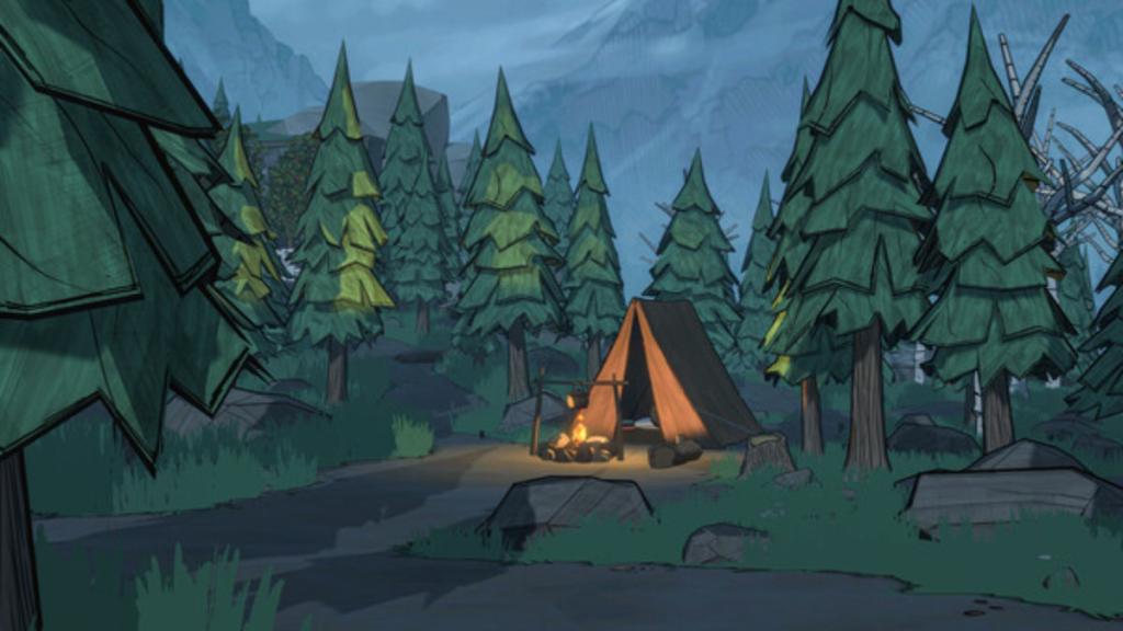 The Campsite in Blue Prince