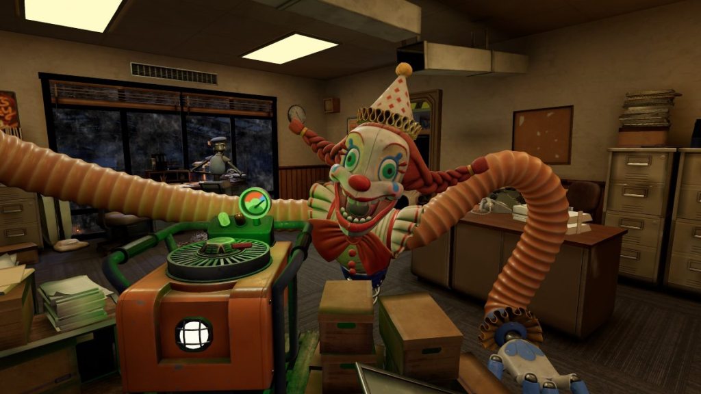 Jackie in a Box smiling at the camera