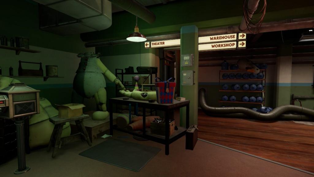 Present in South Hall, underneath direction sign