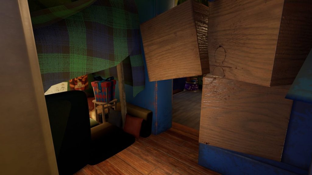 Present in tent-area of secret Showroom