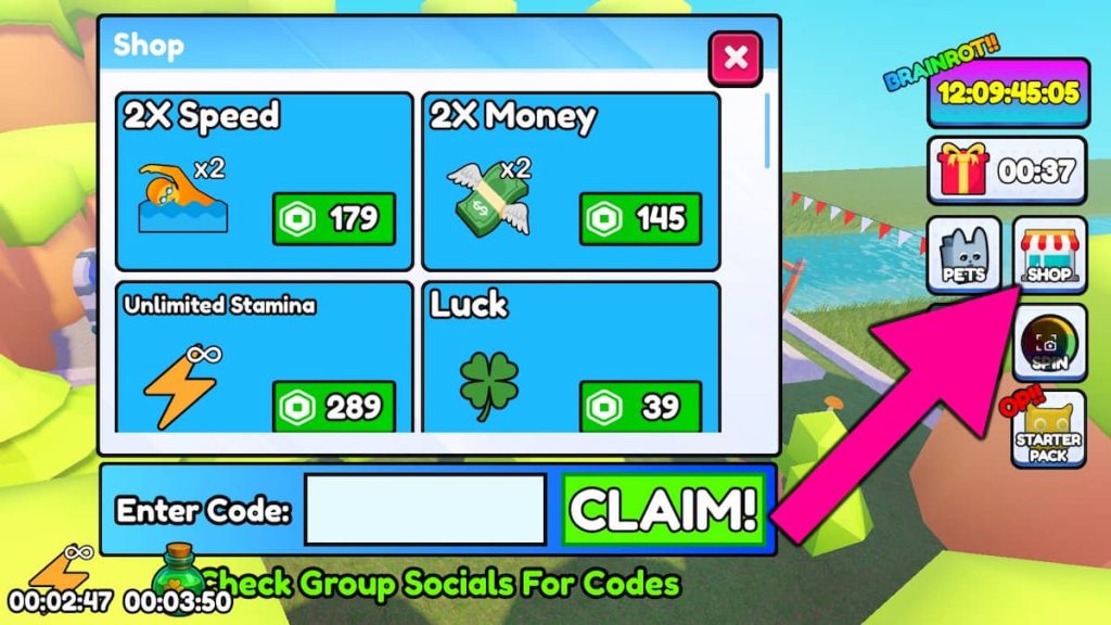 How to redeem Swim for Money codes.