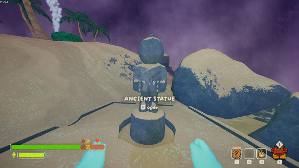 An Ancient Statue in PEAK.