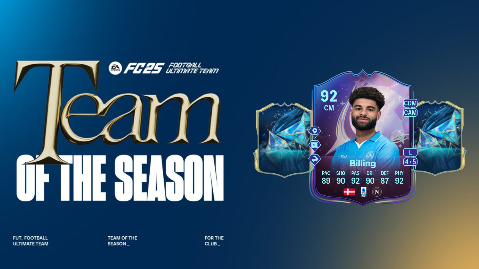 Philip Billing as one of the best candidates for the EA FC 25 Conductor Junction Evolution