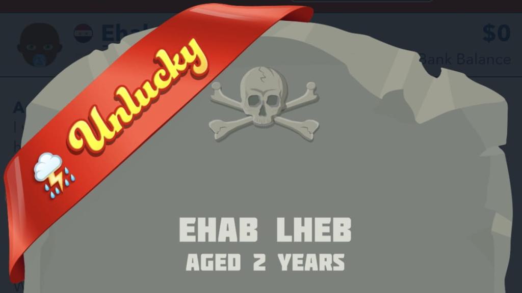 BitLife Unlucky ribbon