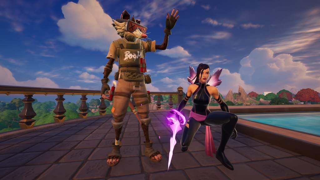 Crouching by skillet in fortnite