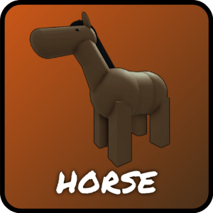 Horse from the Dead Rails Roblox experience