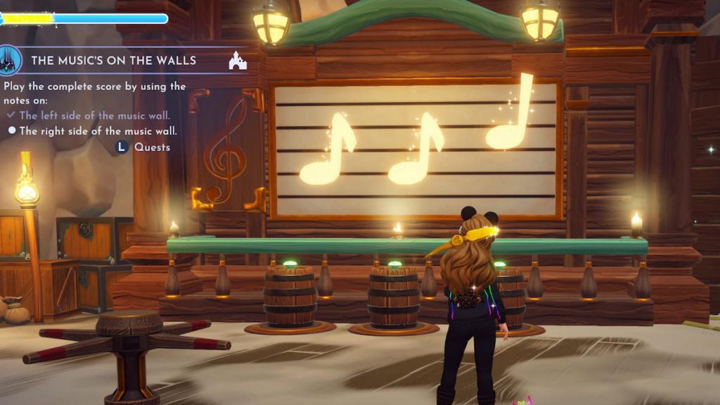 Disney Dreamlight Valley left side music score