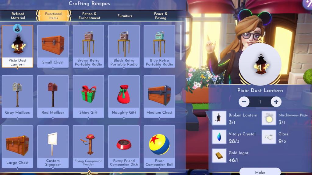 Disney Dreamlight Valley Pixie Dust Lantern