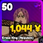 Erase King (Requiem) unit from the Anime Rangers X Roblox experience.