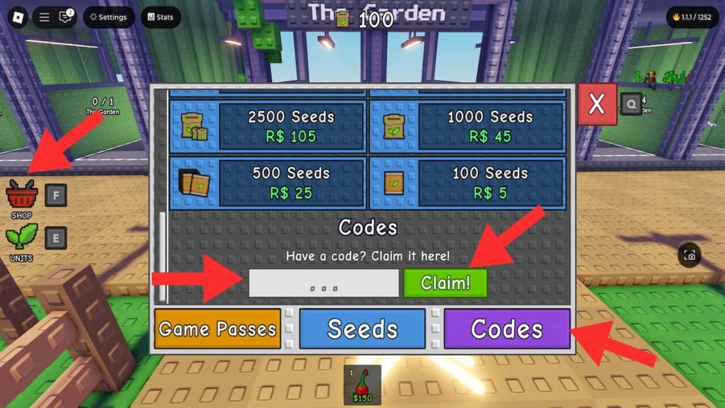 How to redeem Garden Tower Defense codes