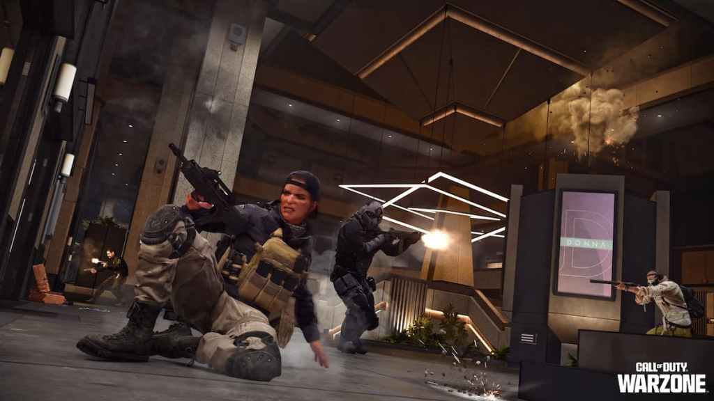 Warzone sliding operator attack