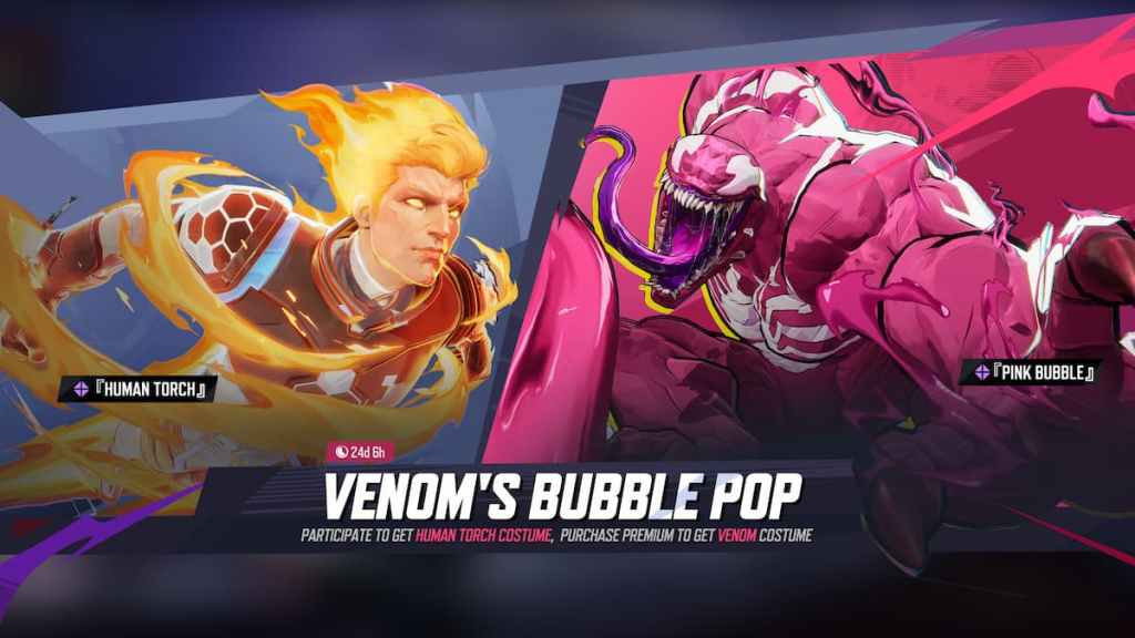Marvel Rivals Venom's Bubble Pop event