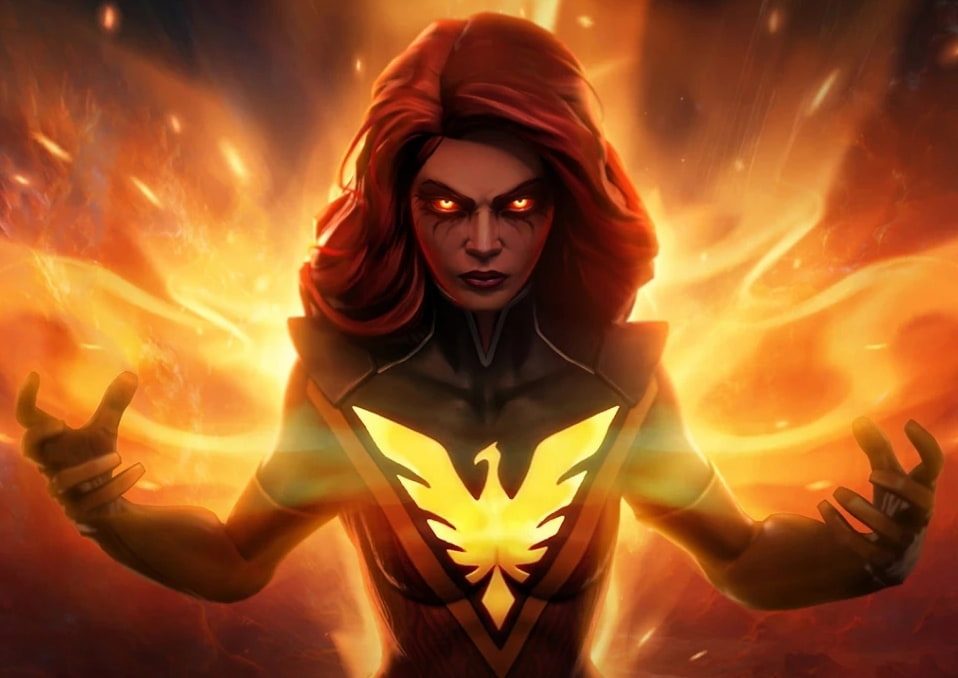 Phoenix/Jean Grey as she appears in Marvel Contest of Champions
