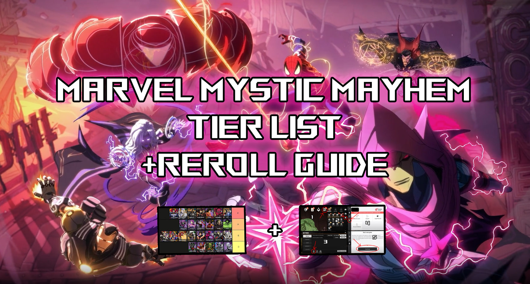 marvel mystic mayhem hero tier list and reroll guide