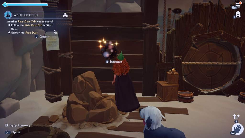 secret wall about to open in disney dreamlight valley