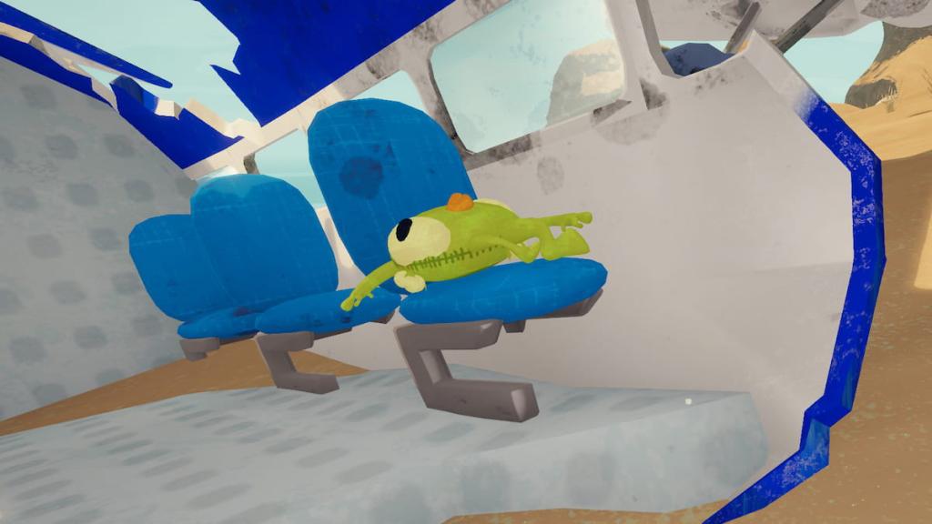 PEAK Bing Bong on a chair