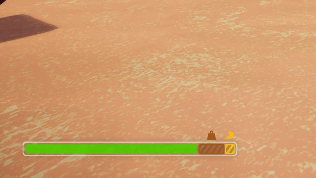 PEAK weight on the stamina bar